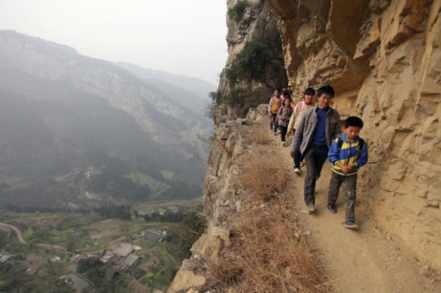 School Cliff Path, China