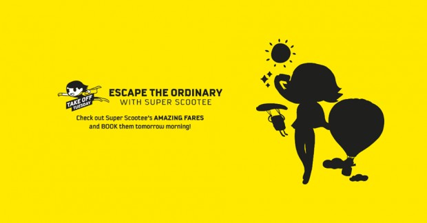 Escape the Ordinary and Scoot from SGD79 this Tuesday