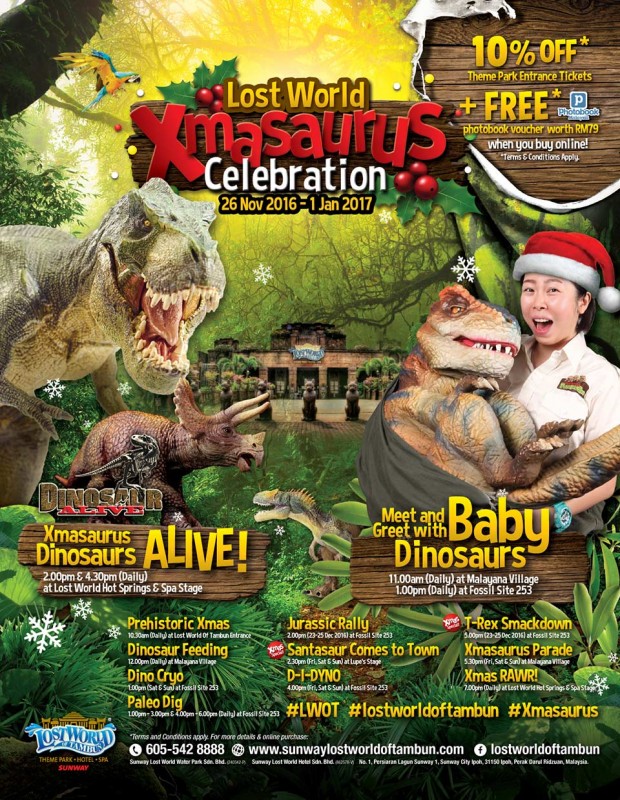 Take 10% Off Admission Ticket to Sunway Lost World Water Park this Holiday