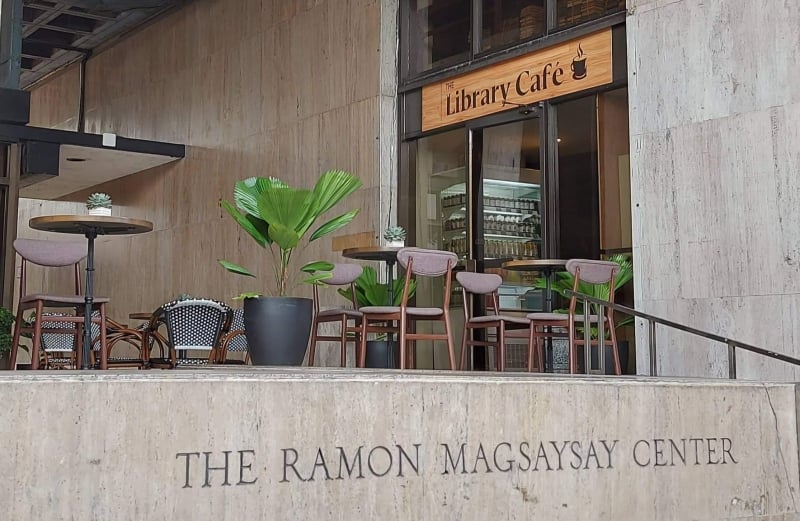 library cafe at ramon magsaysay center manila