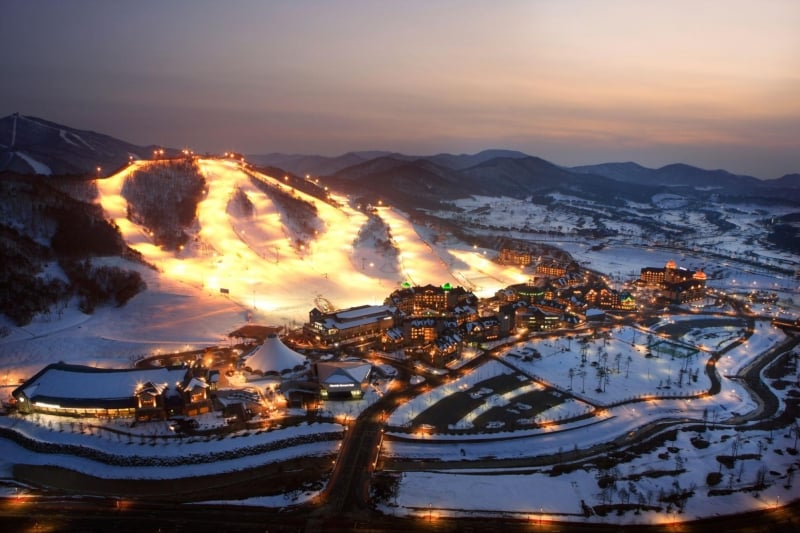 ski resorts south korea