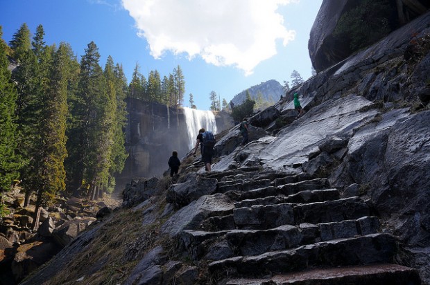 Mist Trail, California, USA