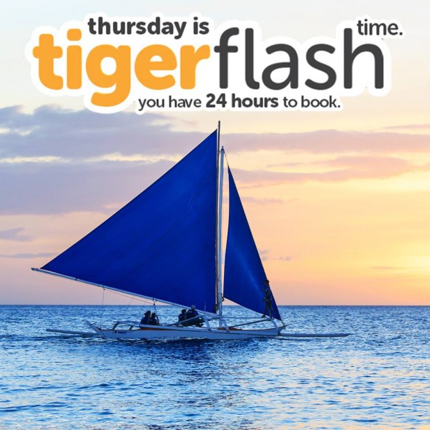 TigerFlash is on! Fly Around Asia with Tigerair from SGD39