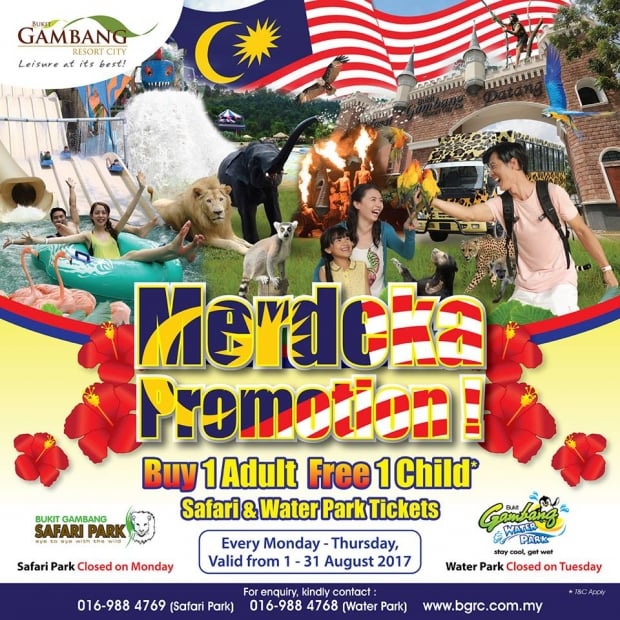 Celebrate Merdeka in Bukit Gambang Resort with the Family