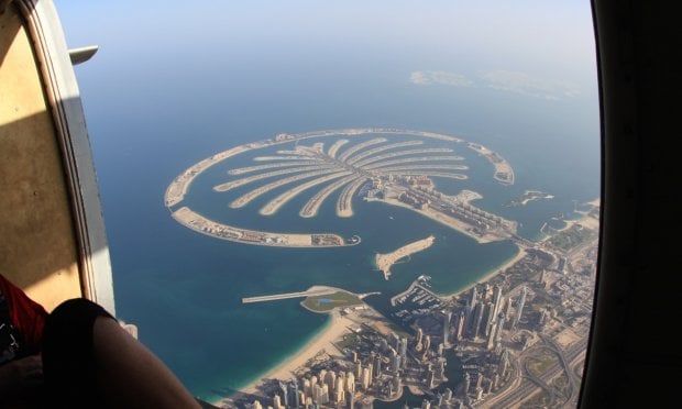 activities in Dubai skydiving