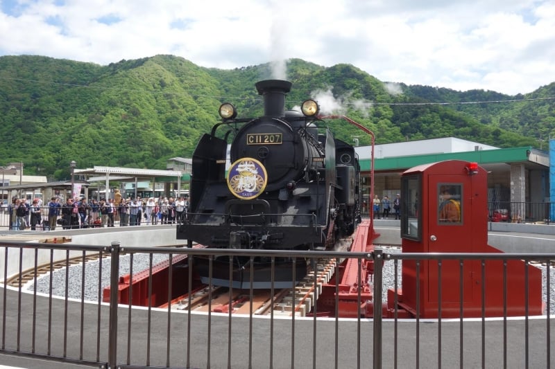 japan steam locomotive train