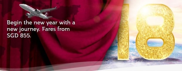 Begin the New Year with a New Journey | Fares from SGD855 on Qatar Airways