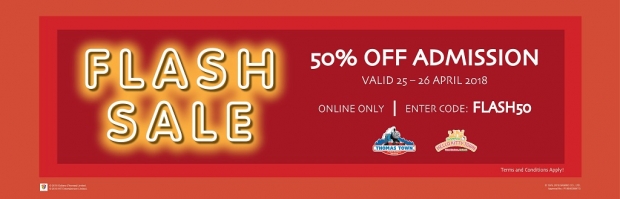Puteri Harbour Flash Sale | Get 50% Off Admission Pass to Sanrio Hello Kitty Town and Thomas Town