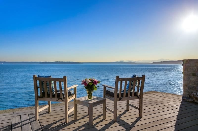 West Beach House Airbnb in Seattle With Waterfront Views