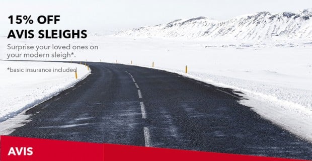 Have a Modern Sleigh on Avis this Holiday with 15% Savings
