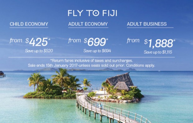 Fly to Fiji from SGD699 with Fiji Airways