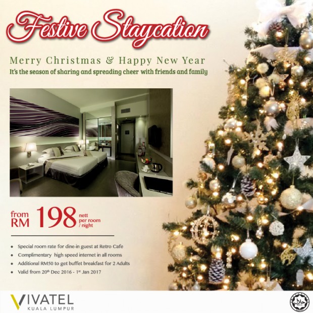 Festive Staycation from RM198 at Vivatel