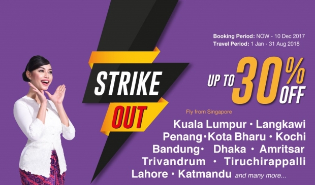 Strike Out up to 30% Off on your Next Flight with Malindo Air