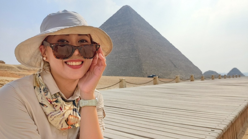 Perjalanan ke piramida Mesir
