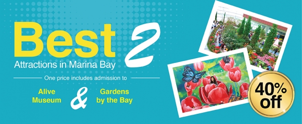 Alive Museum & Gardens by the Bay Combo with 40% Savings