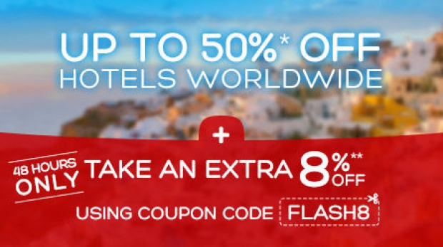 48 Hour Sale | Up to 50% Off Hotels Worldwide with Hotels.com