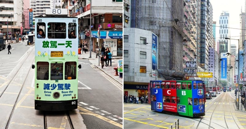 hong kong solo travel double decker trams
