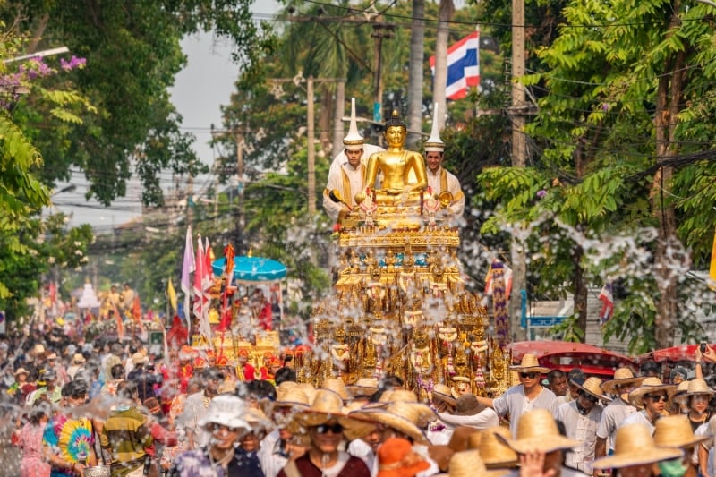 chiang mai thailand songkran festival 