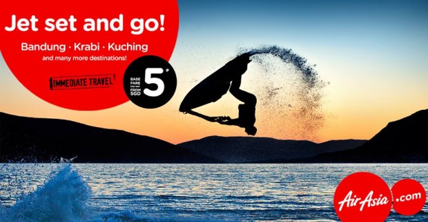 Immediate Travel to Bandung, Krabi and more Destinations with AirAsia from SGD5