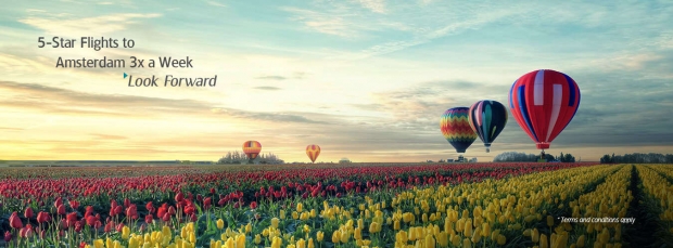 5-Star Flights To Amsterdam 3x A Week with Garuda Indonesia