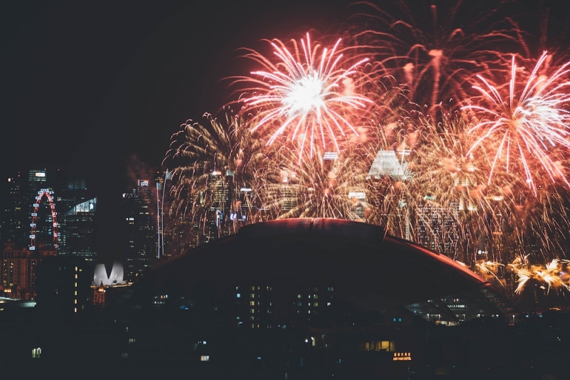 fireworks display Singapore