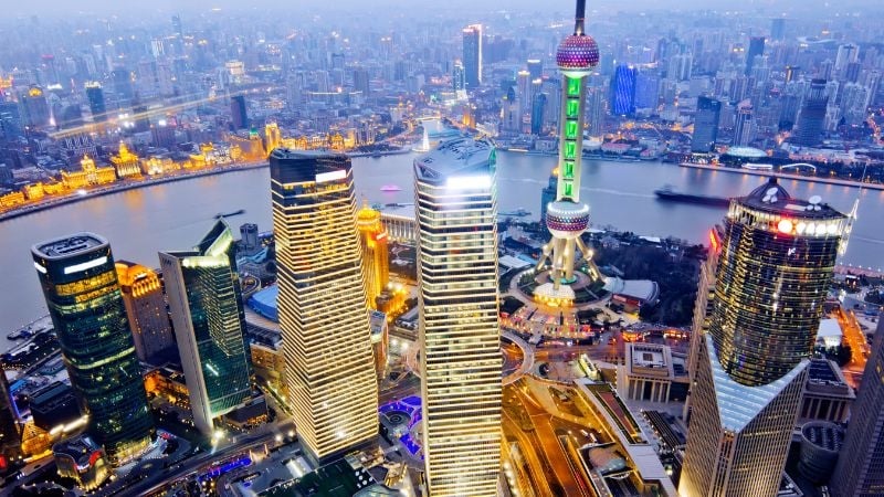 Shanghai skyline