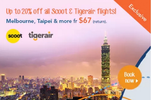 Exclusive: All Scoot & Tigerair Flights on Sale via Zuji