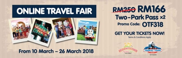 Online Travel Fair Special Rate in Puteri Harbour Attractions
