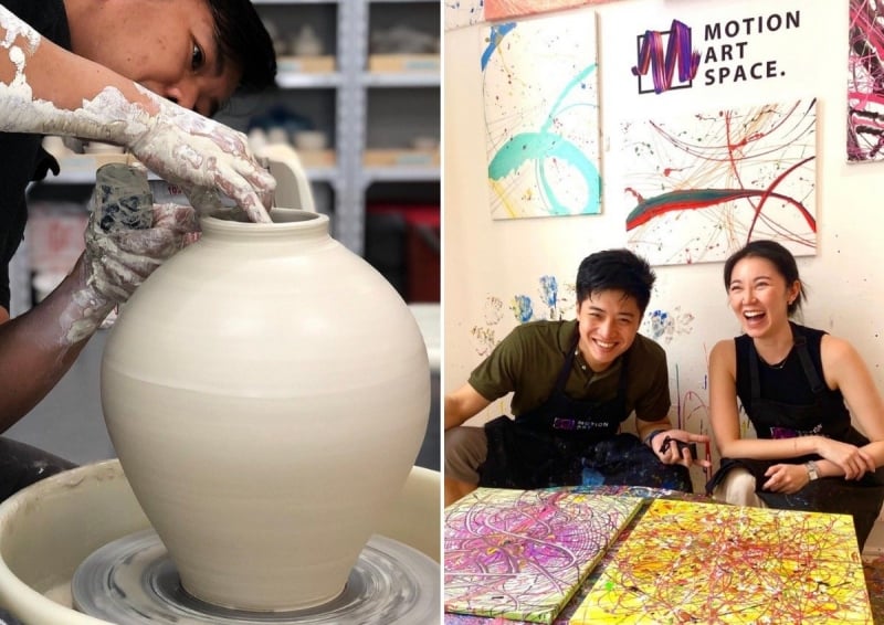 pottery singapore art jamming