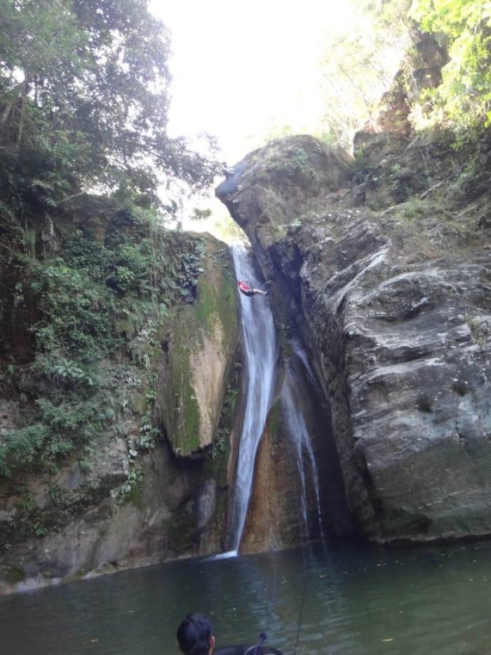 Waterfall Rappel Mapawa Nature Park