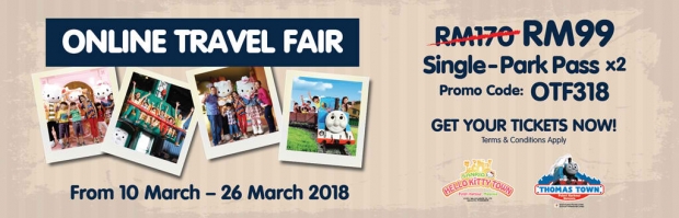 Online Travel Fair Special Rate in Puteri Harbour Attractions