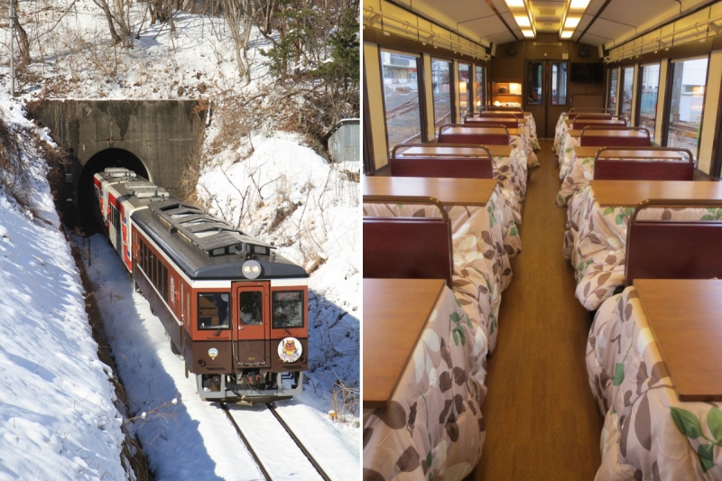 tohoku winter train ride