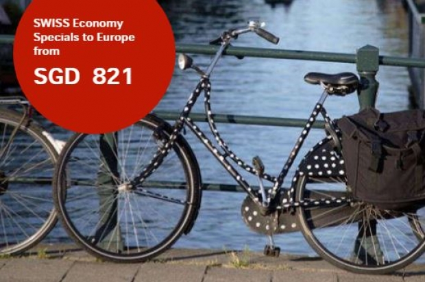 Fly to Europe with Swiss International Airlines from SGD820