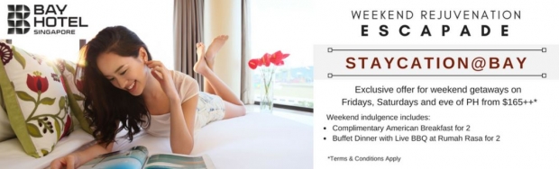 Staycation at Bay Hotel from SGD165 for a Weekend Getaway