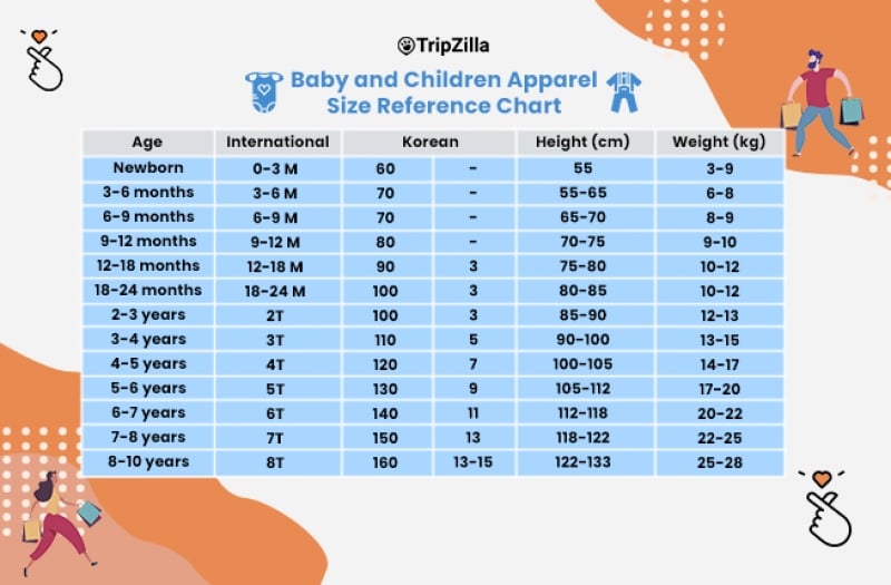 adidas korea size chart