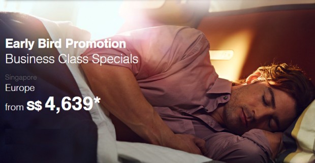 Business Class Early Bird Deals with Lufthansa from SGD4,639