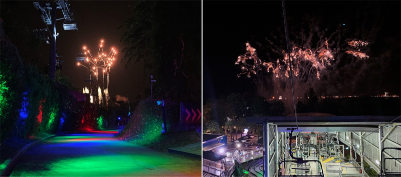 fireworks at skyline luge sentosa