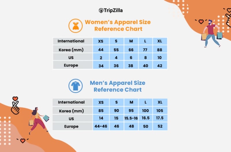 european clothing size