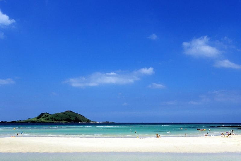 Hyeopjae Beach Jeju Island attraction