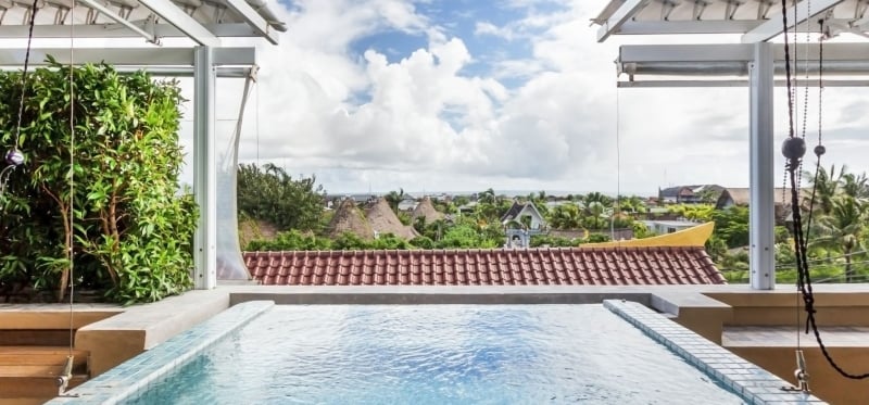 pool in airbnbs bali