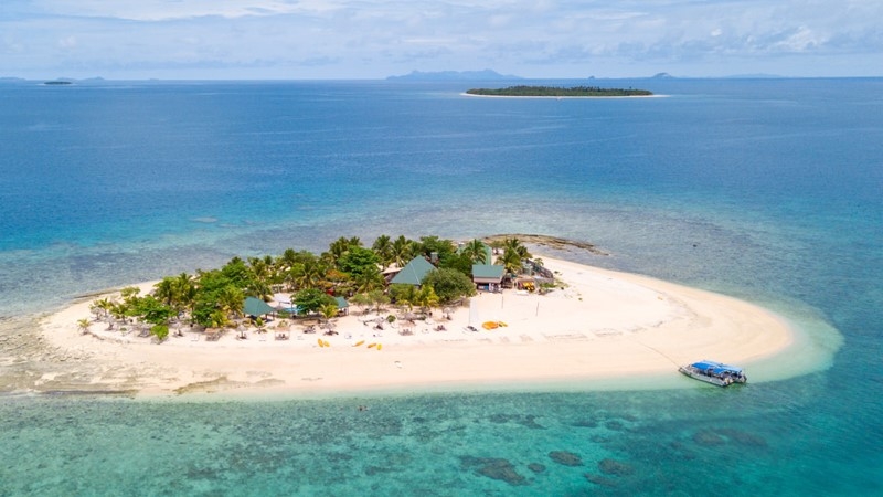 a Fiji island