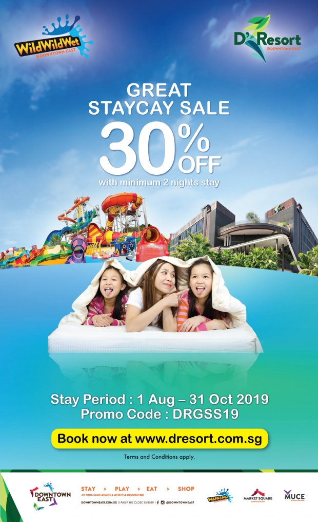 Enjoy 30% Off Stay at D'Resort @Downtown Hotel
