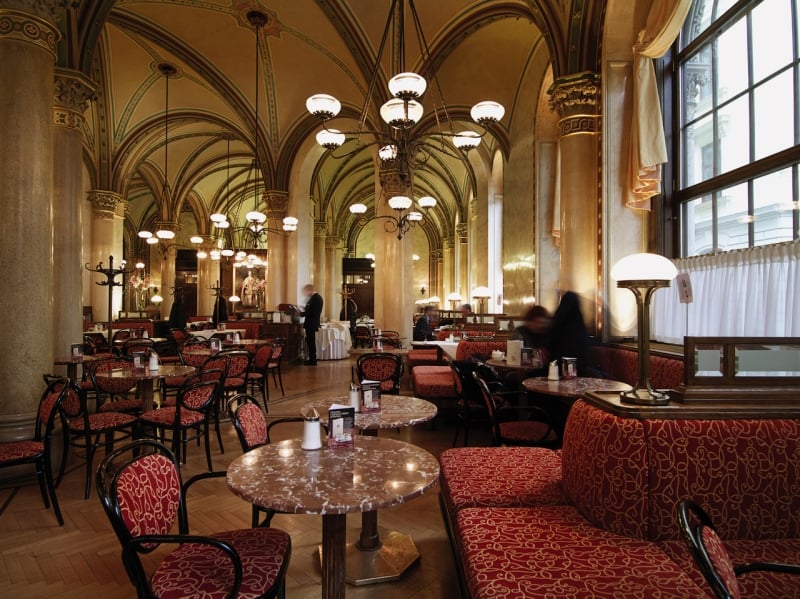 Inside Café Central, Vienna