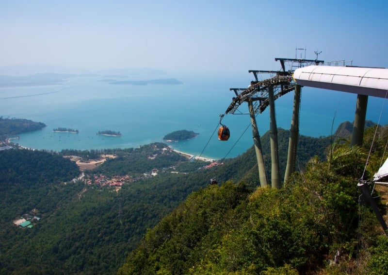 cable car ride in Langkawi