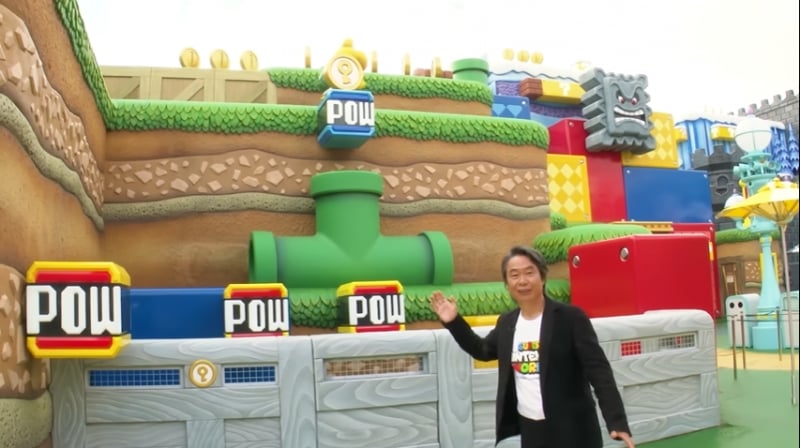 one of the new attractions in Japan: Super Nintendo World