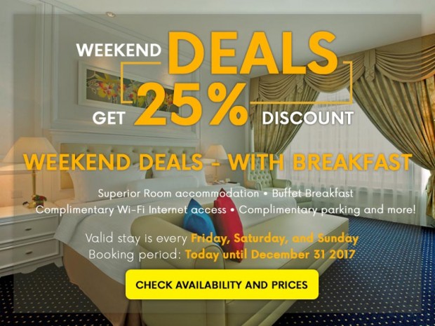 Weekend Deals with 25% Savings in The Royale Chulan Damansara