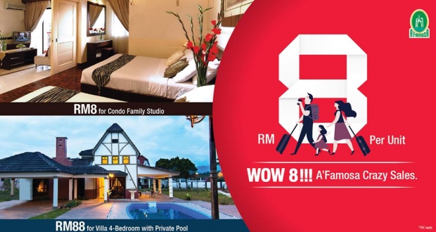 November Deal at A'Famosa Resort Starting from RM8