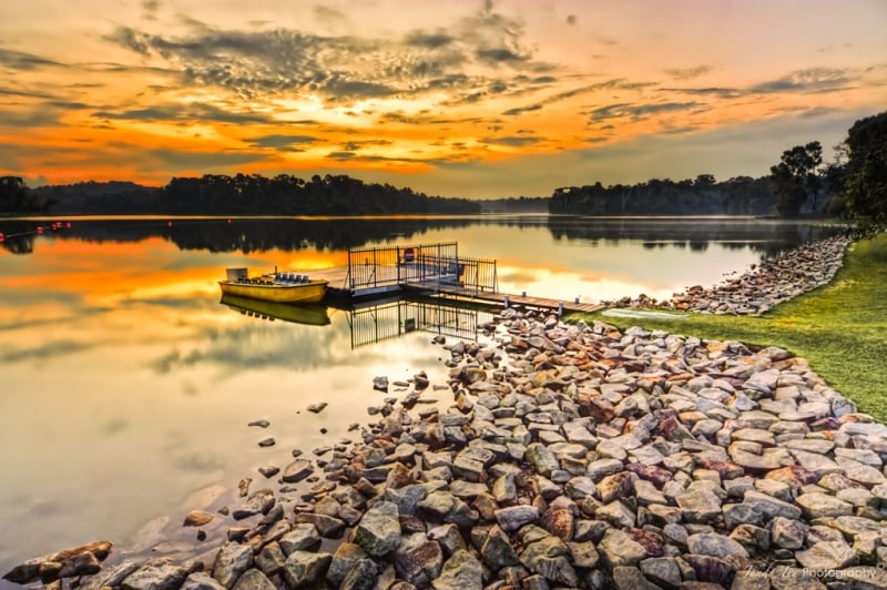 Lower Peirce Reservoir is one of the best spots for sunset in Singapore