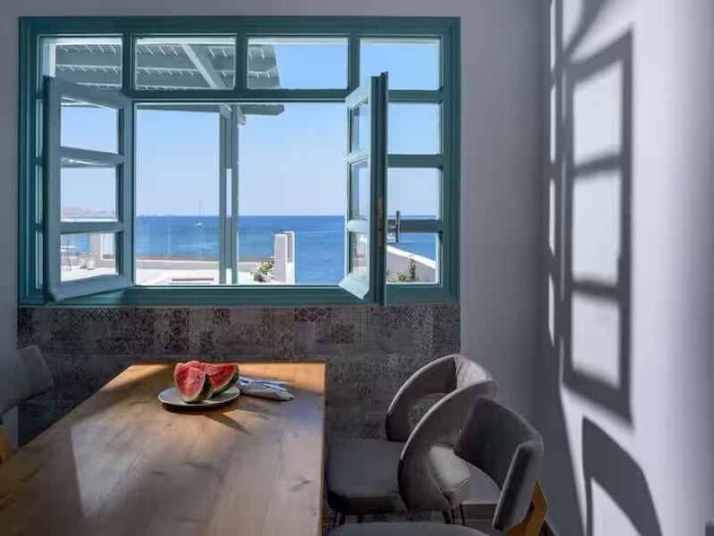 Airbnb Stays in Santorini with Caldera Views