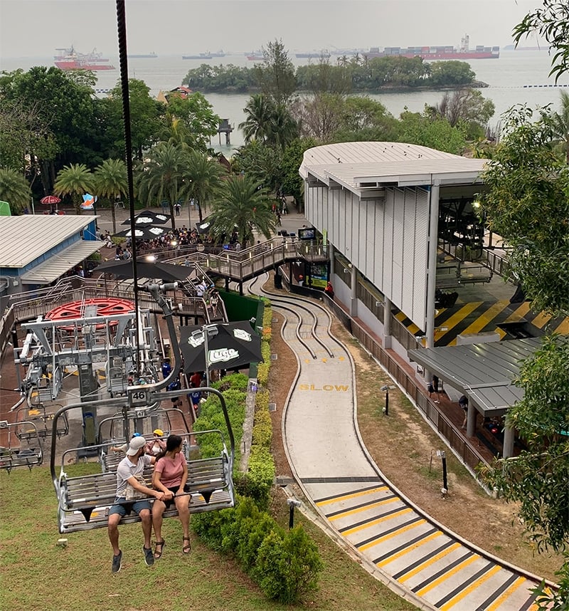 skyride at skyline luge sentosa